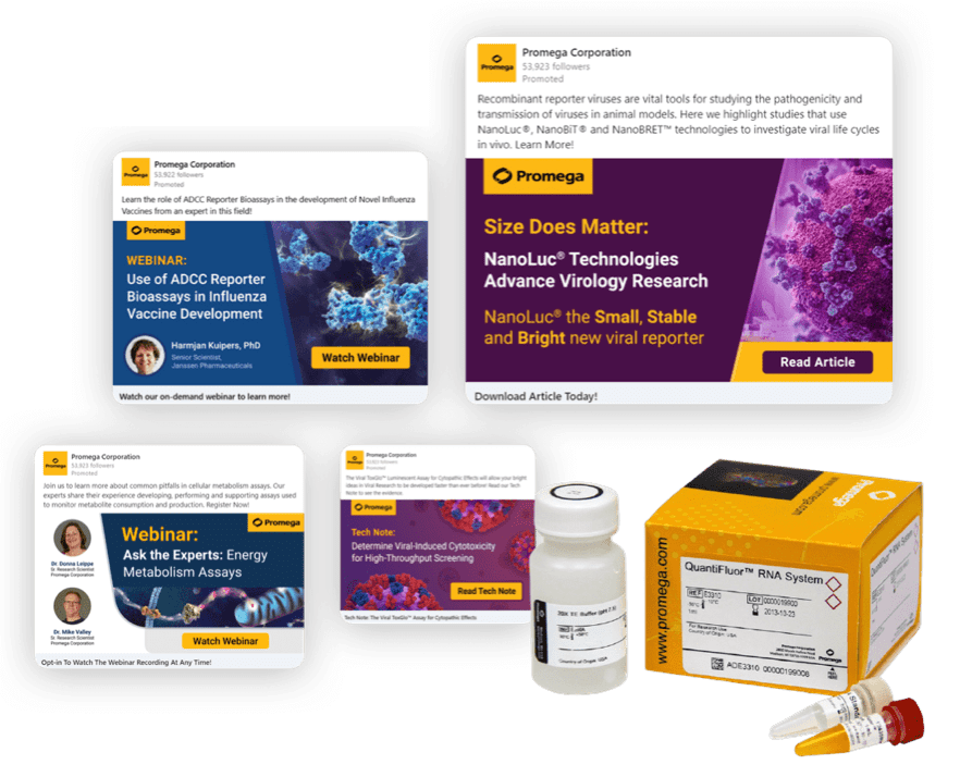 Life Science Paid Advertising Examples