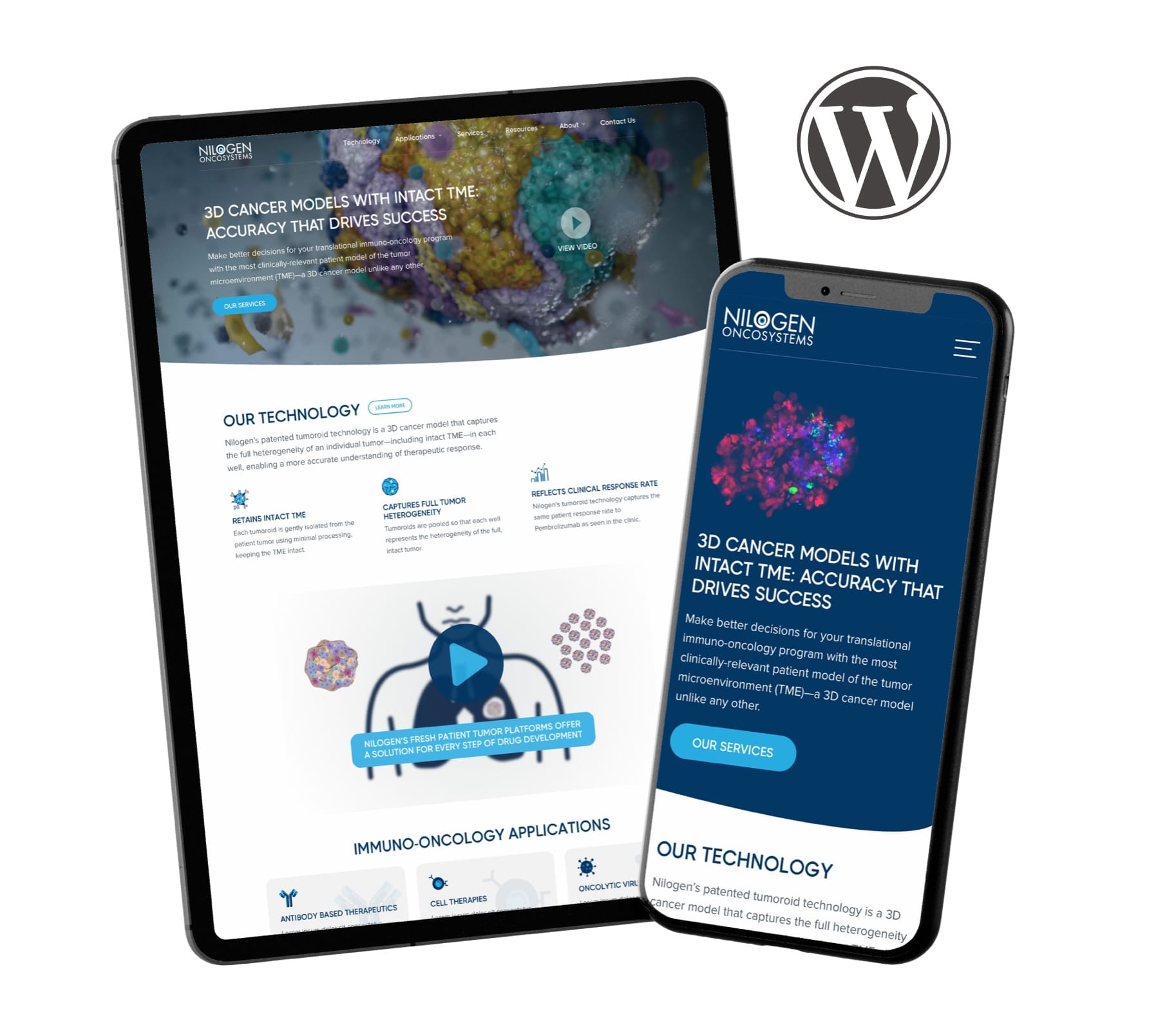 Wordpress Development for Life Science